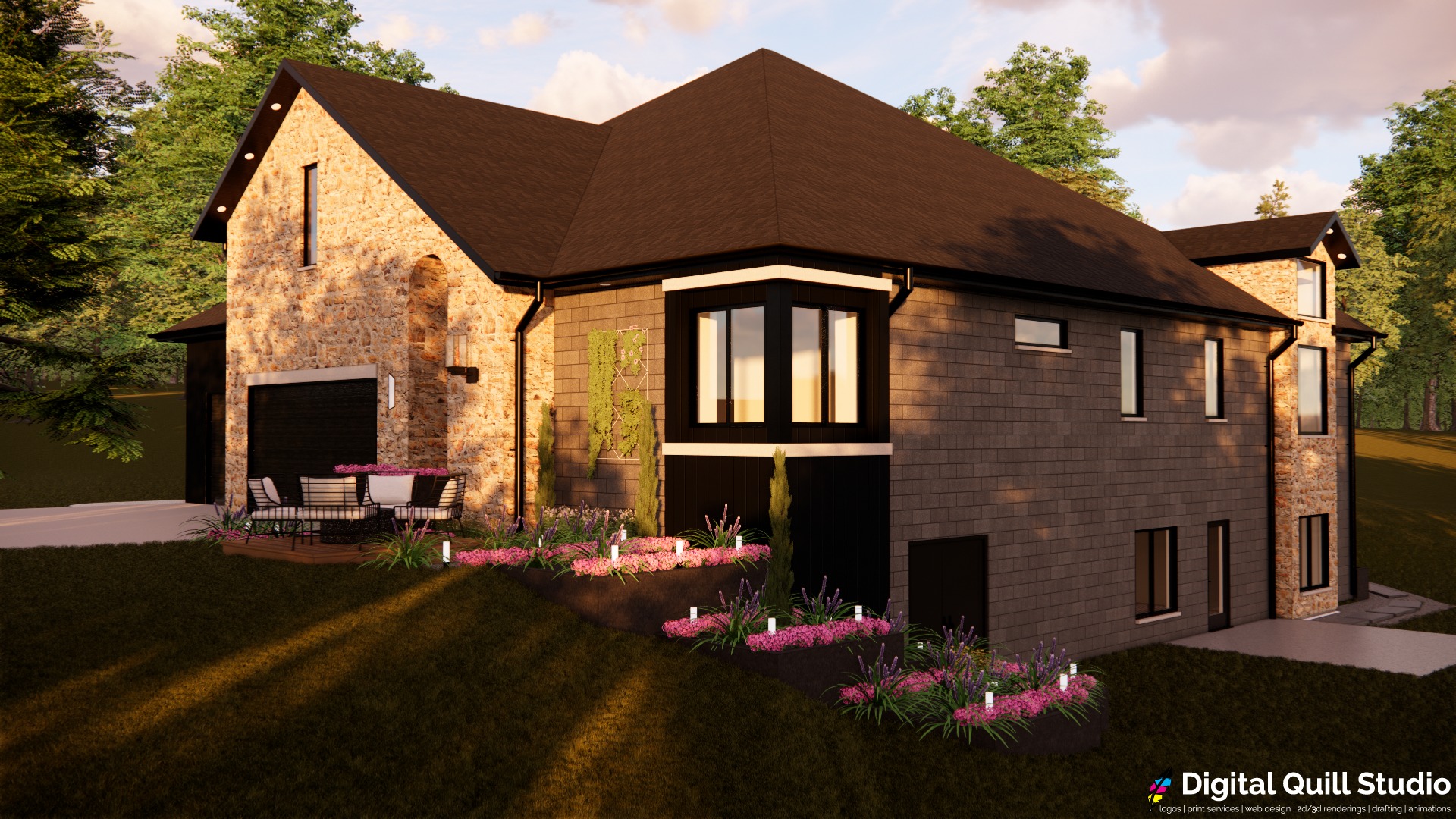 Side of House Rendering